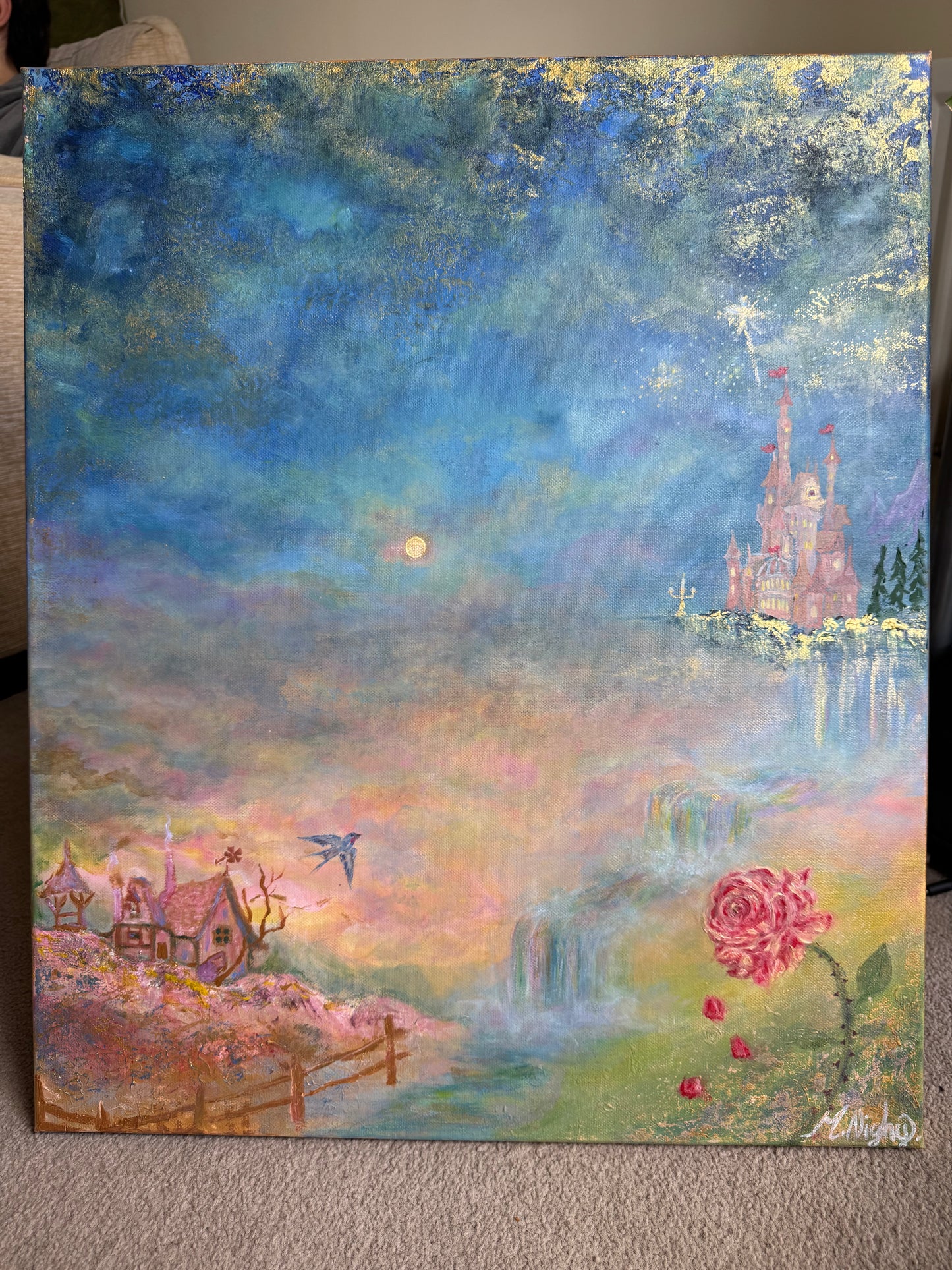 ‘Tale as Old as Time’ Original Acrylic painting 20x24inch