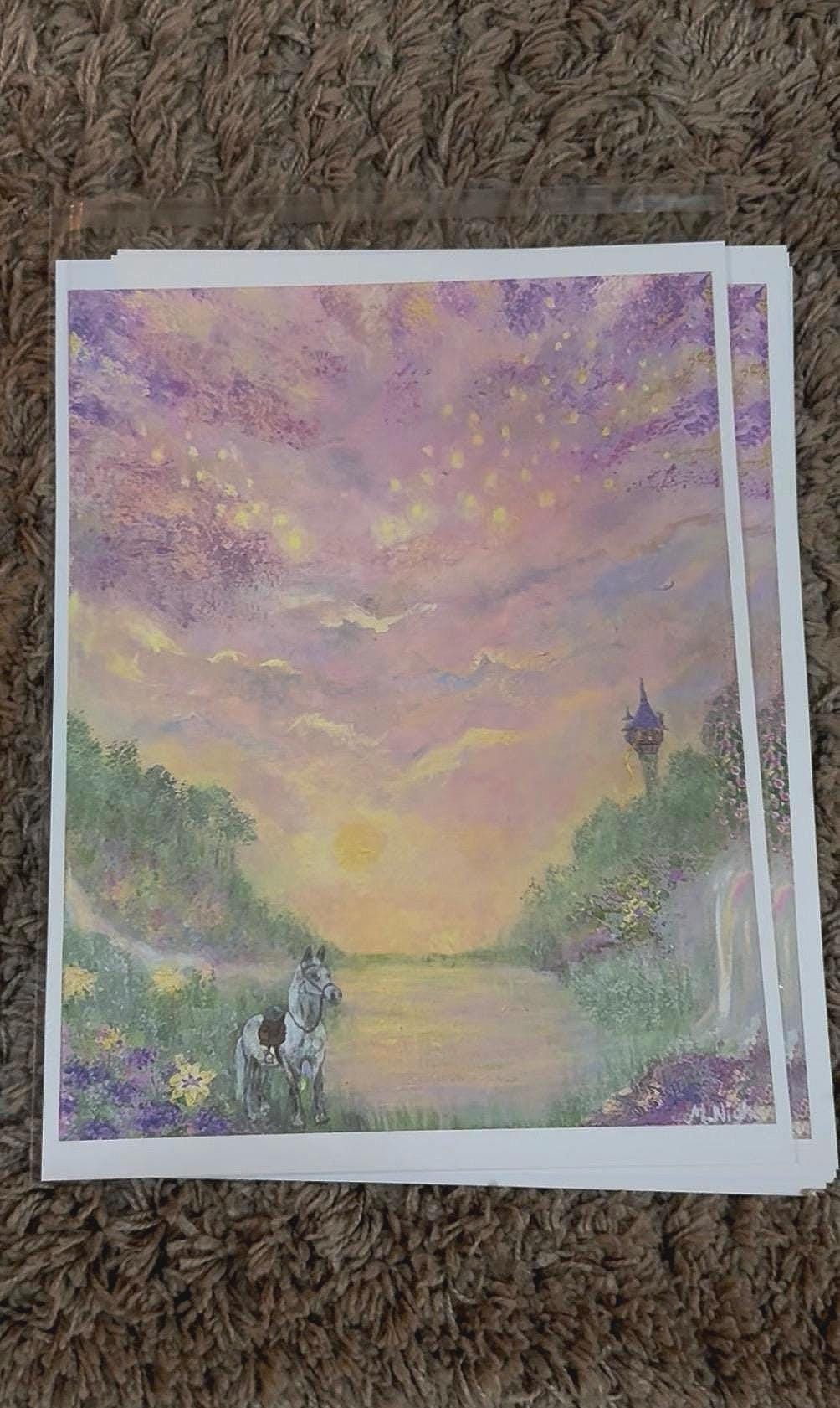 A Dream In The Lantern Light - PRINT 12x16inch
