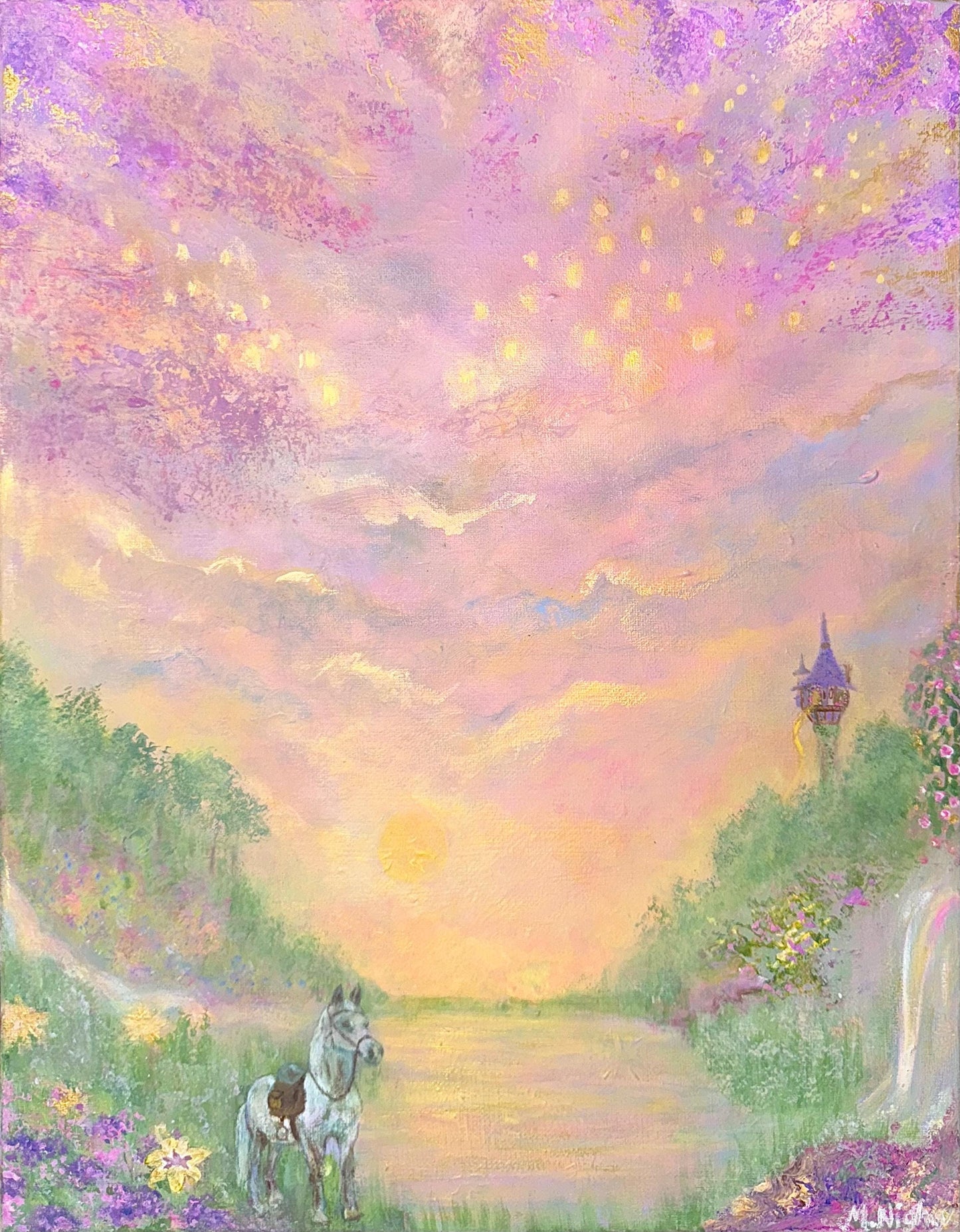 A Dream In The Lantern Light - PRINT 12x16inch