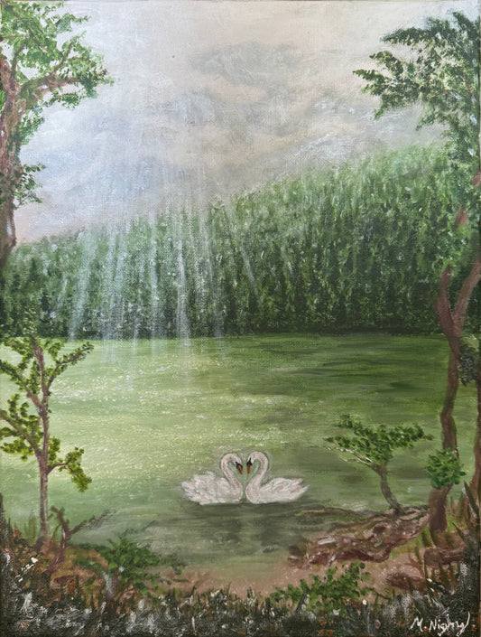 ‘Let the Clouds Pass’ - Original Acrylic Painting