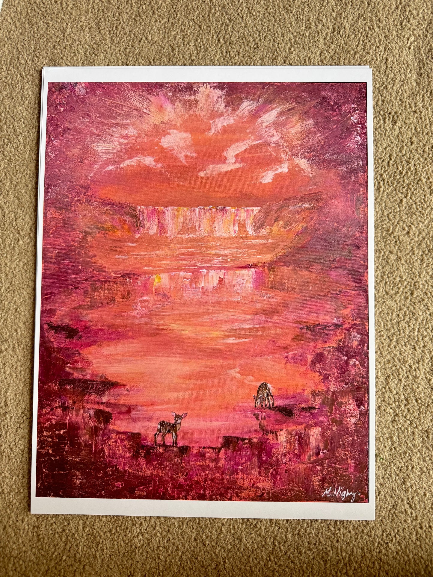 'The Goddess of Hunt' - PRINT 16x12 inch - by Molly Nighy