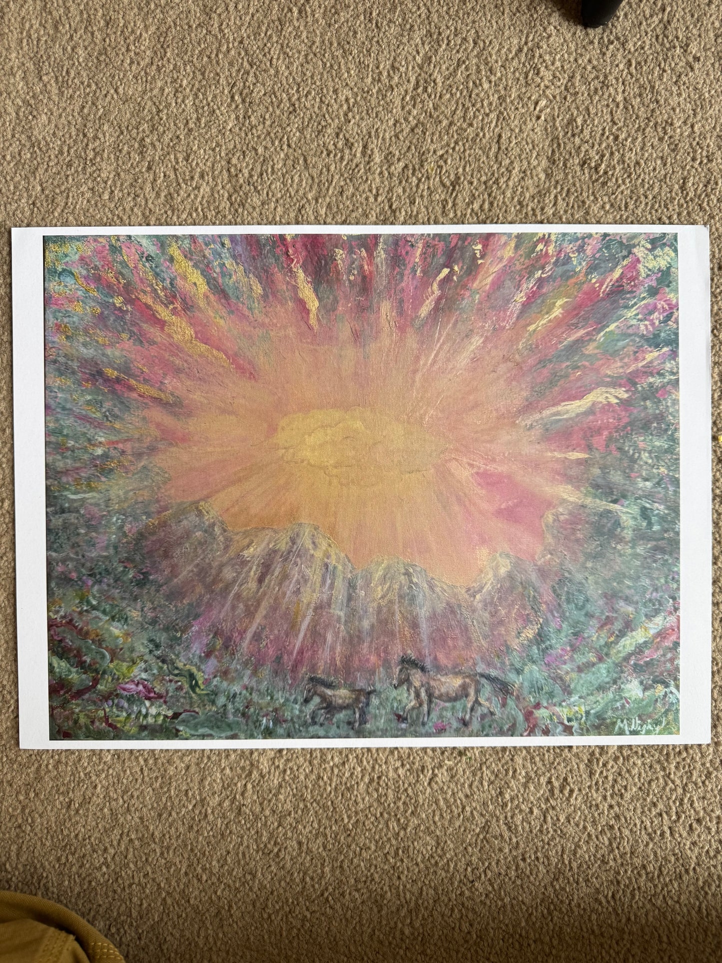 'Spirit of the Horizon' - PRINT 16x12 inch - by Molly Nighy