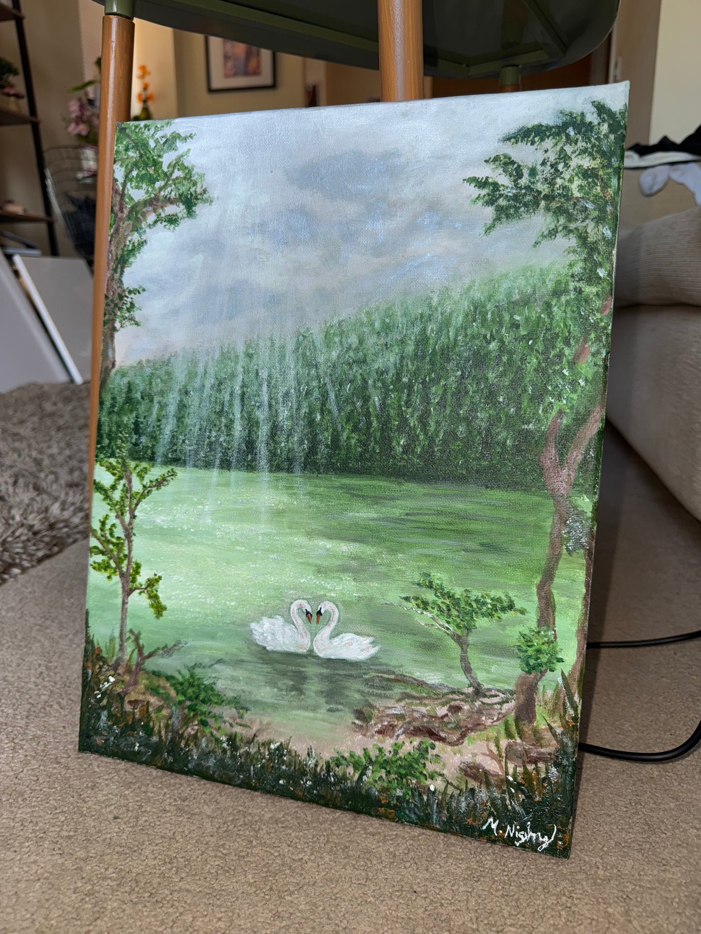 ‘Let the Clouds Pass’ - Original Acrylic Painting