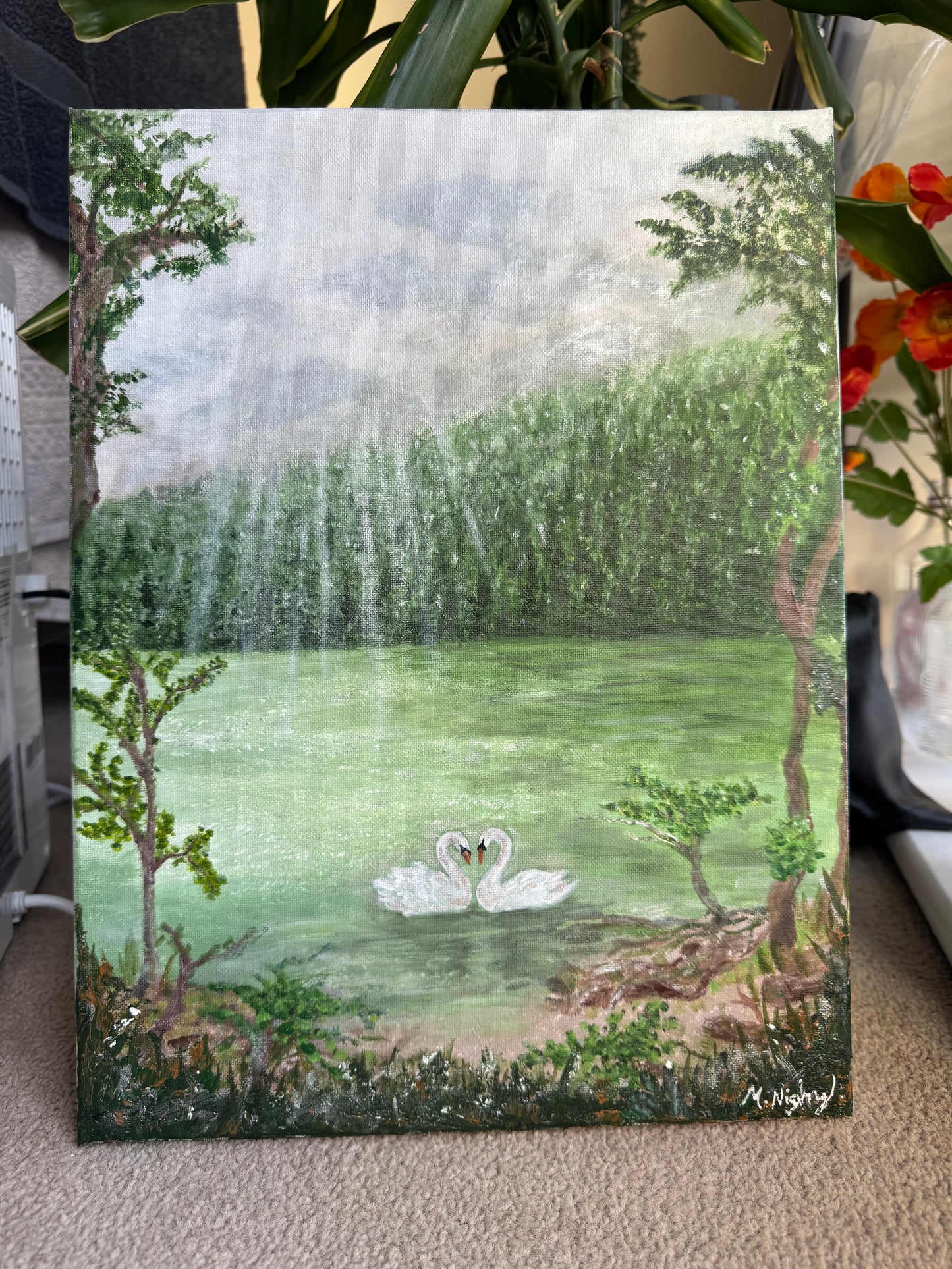 ‘Let the Clouds Pass’ - Original Acrylic Painting