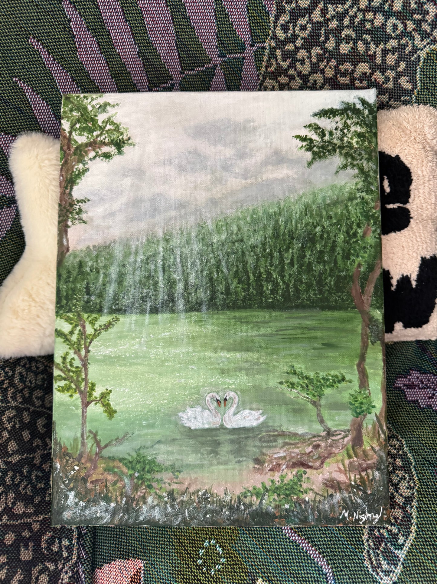 ‘Let the Clouds Pass’ - Original Acrylic Painting