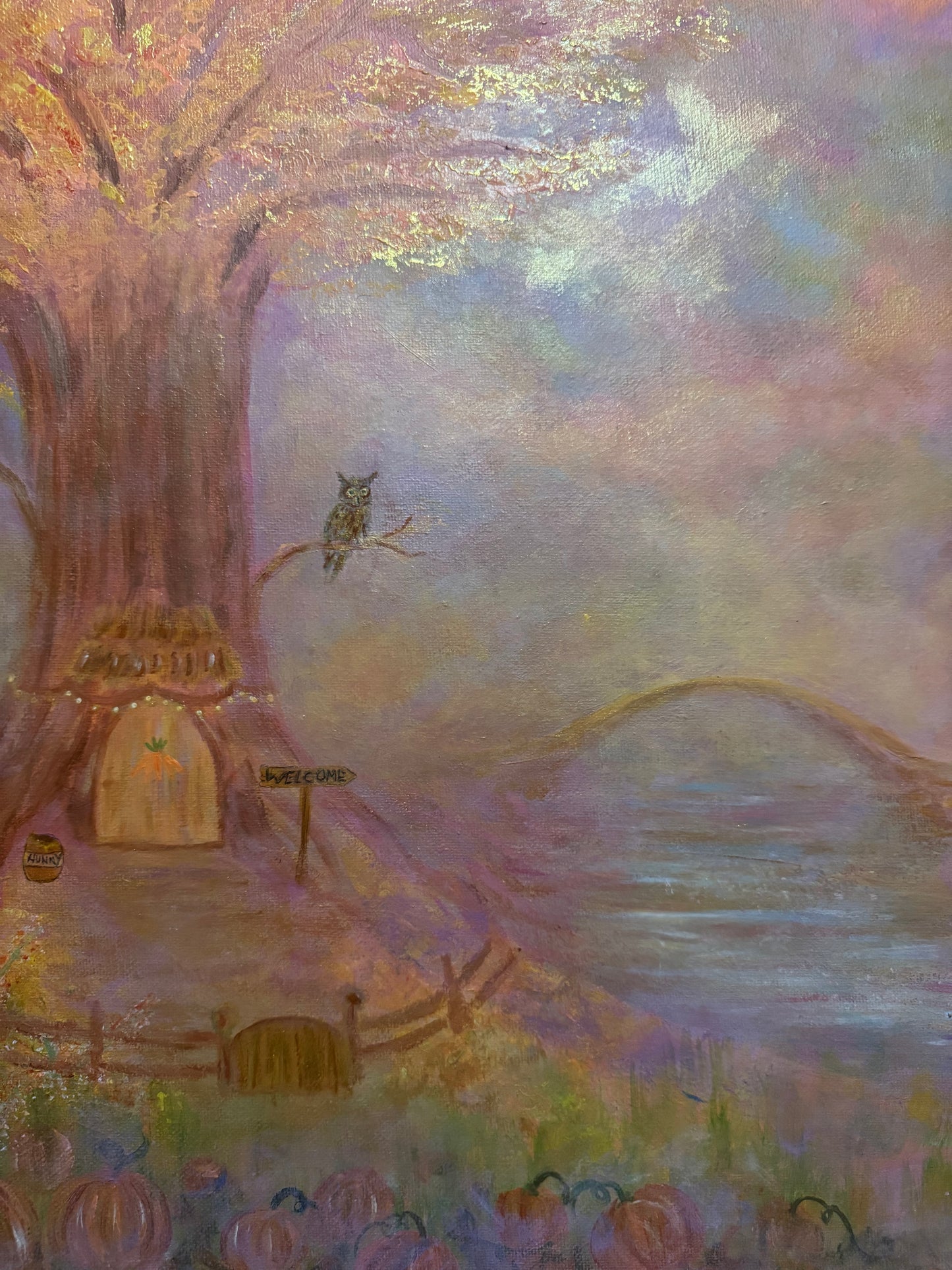 ‘Honeyed Light’ - Original Acrylic Painting 16x20 inch