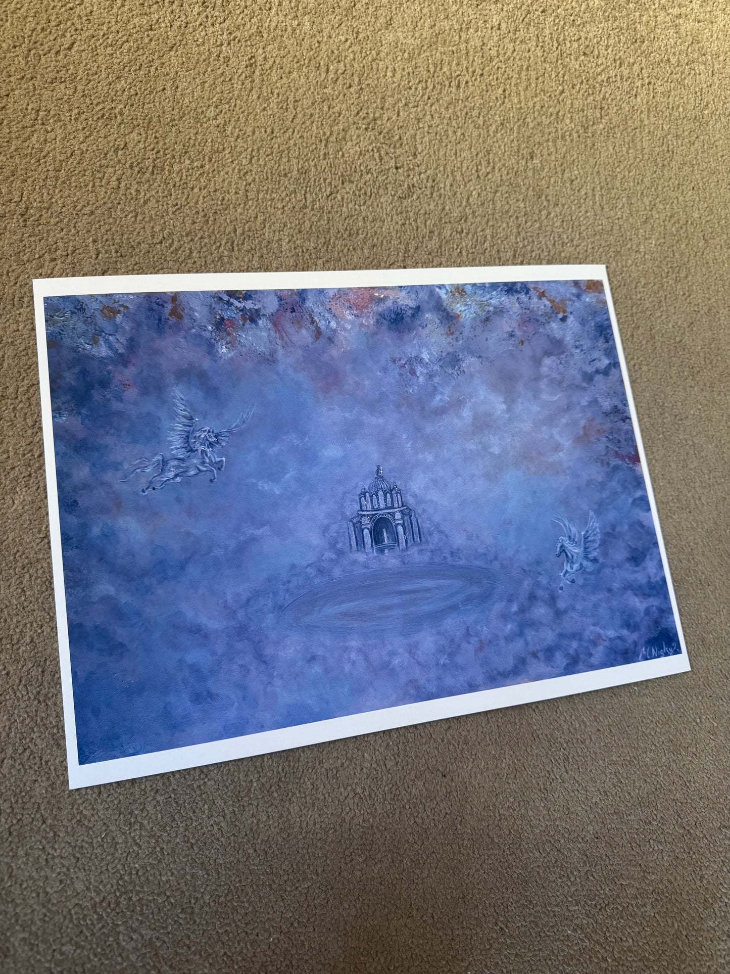 'Pegasus Pavilion' - PRINT 12X16 Inch - by Molly Nighy