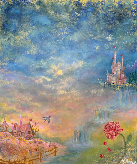 ‘Tale as Old as Time’ Original Acrylic painting 20x24inch