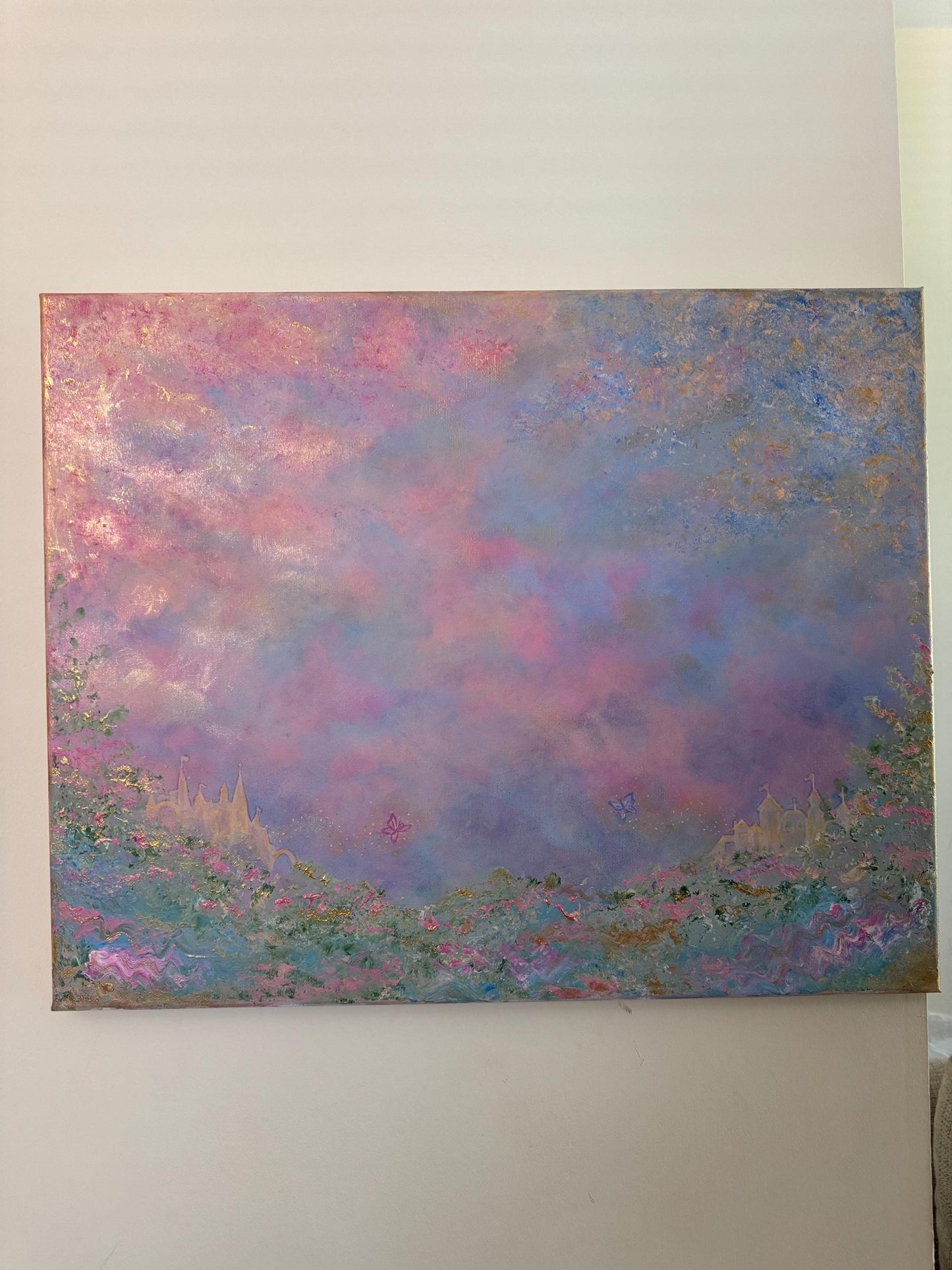 The Princess and The Pauper - Original Acrylic painting by Molly Nighy