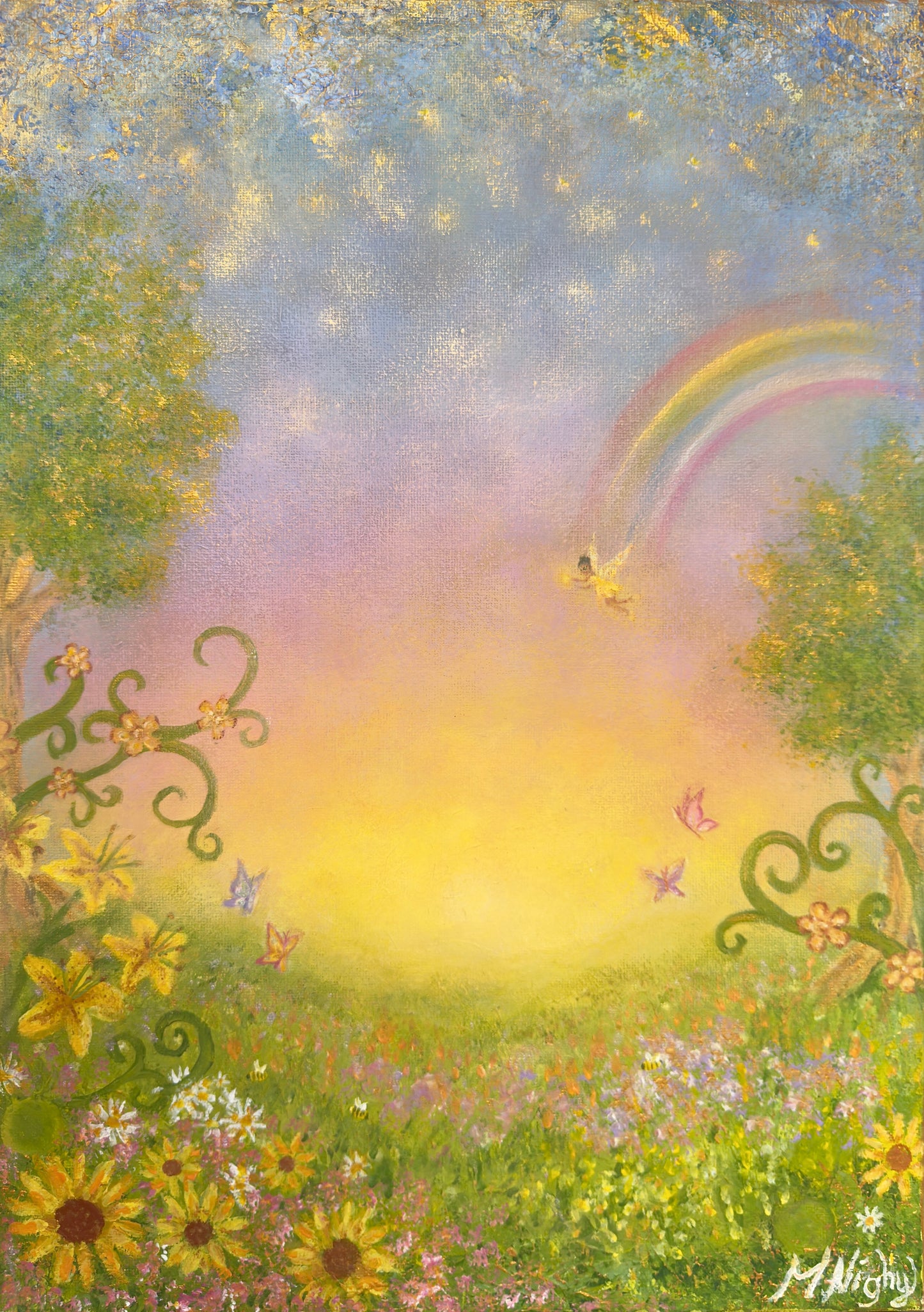 Fields of Light - Original Acrylic painting