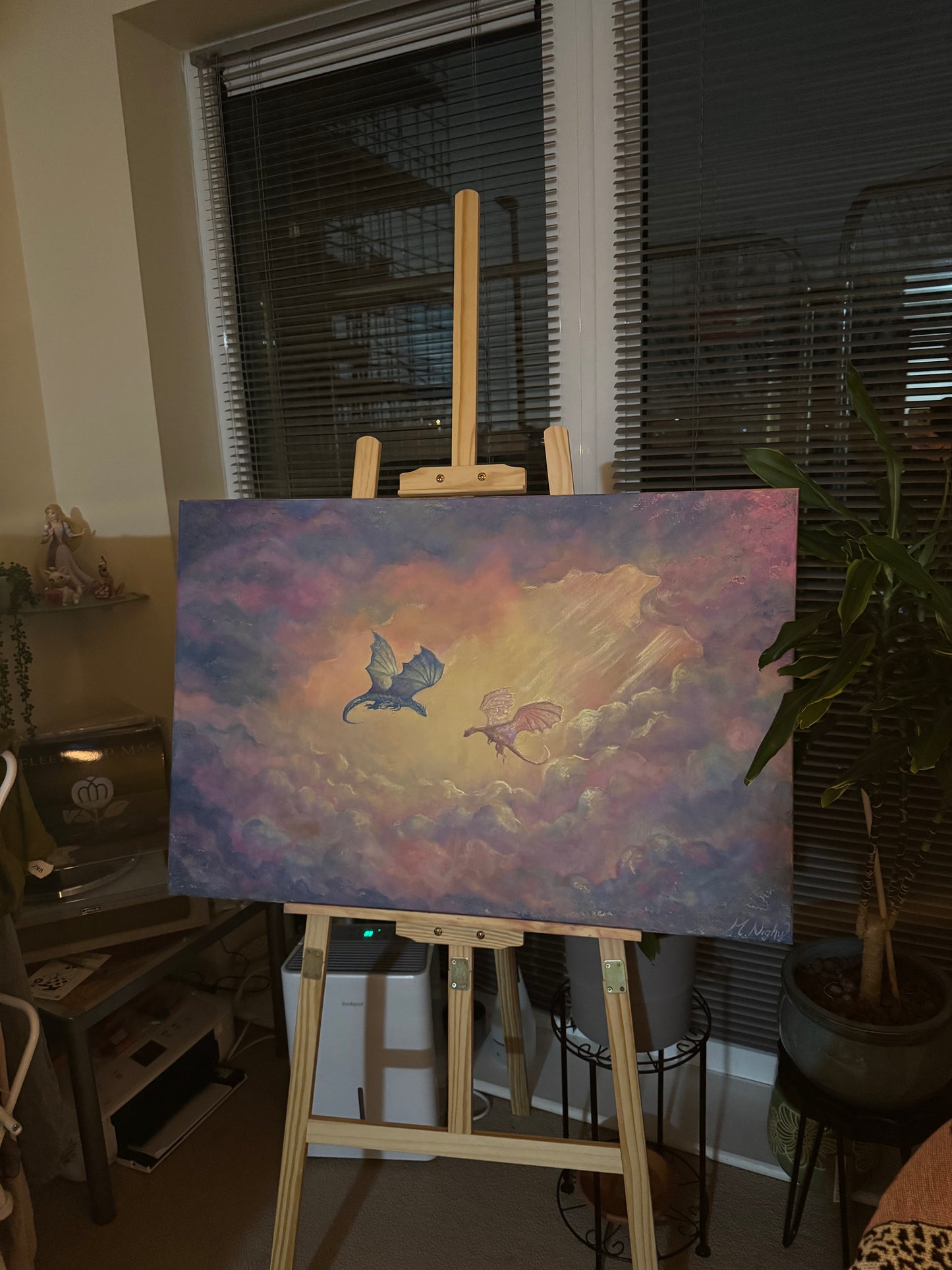 Dreaming of Dragons - 24x36inch Original Painting