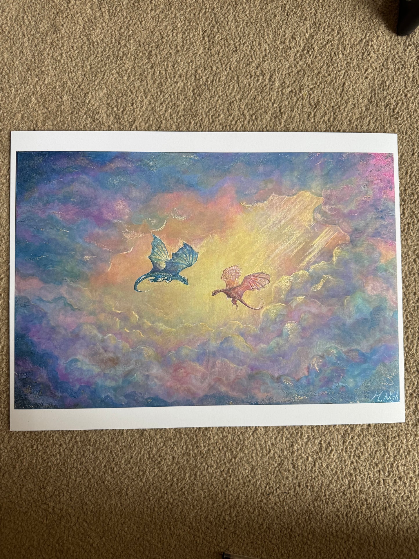 'Dreaming of Dragons' - PRINTS - by Molly Nighy