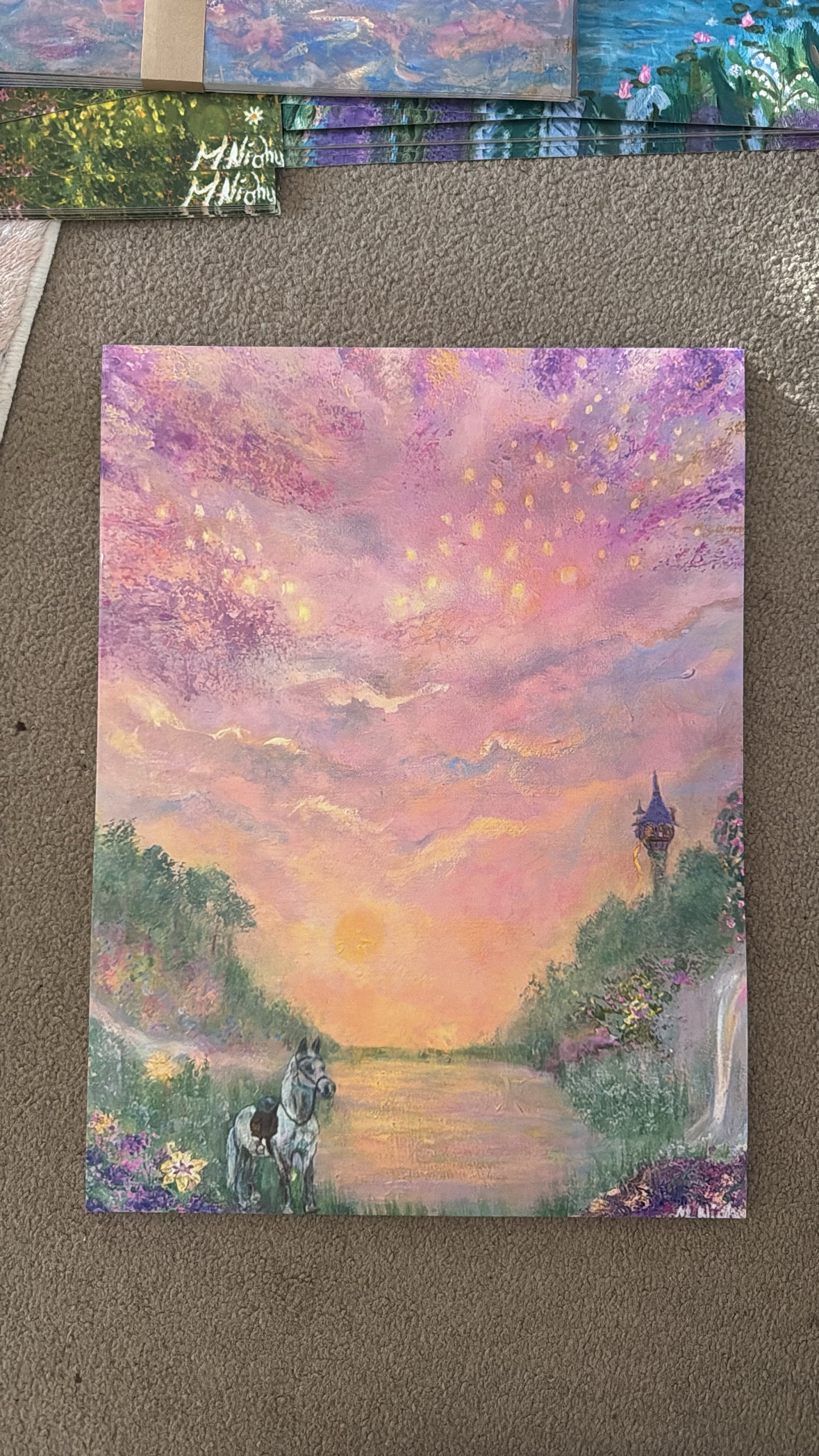 'A Dream In the Lantern Light' - PRINT 16x12 inch - by Molly Nighy