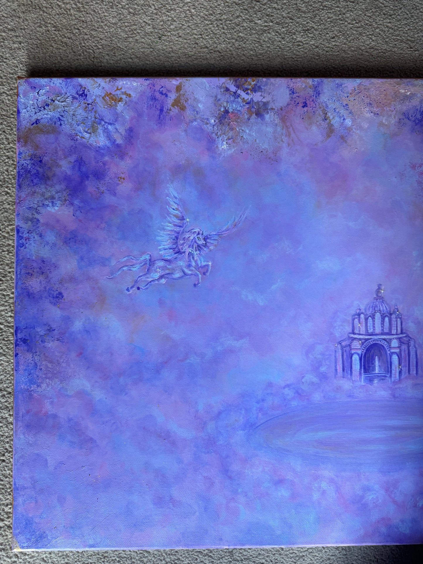 'Pegasus Pavilion' - 20x30 Inch - Original Acrylic Painting