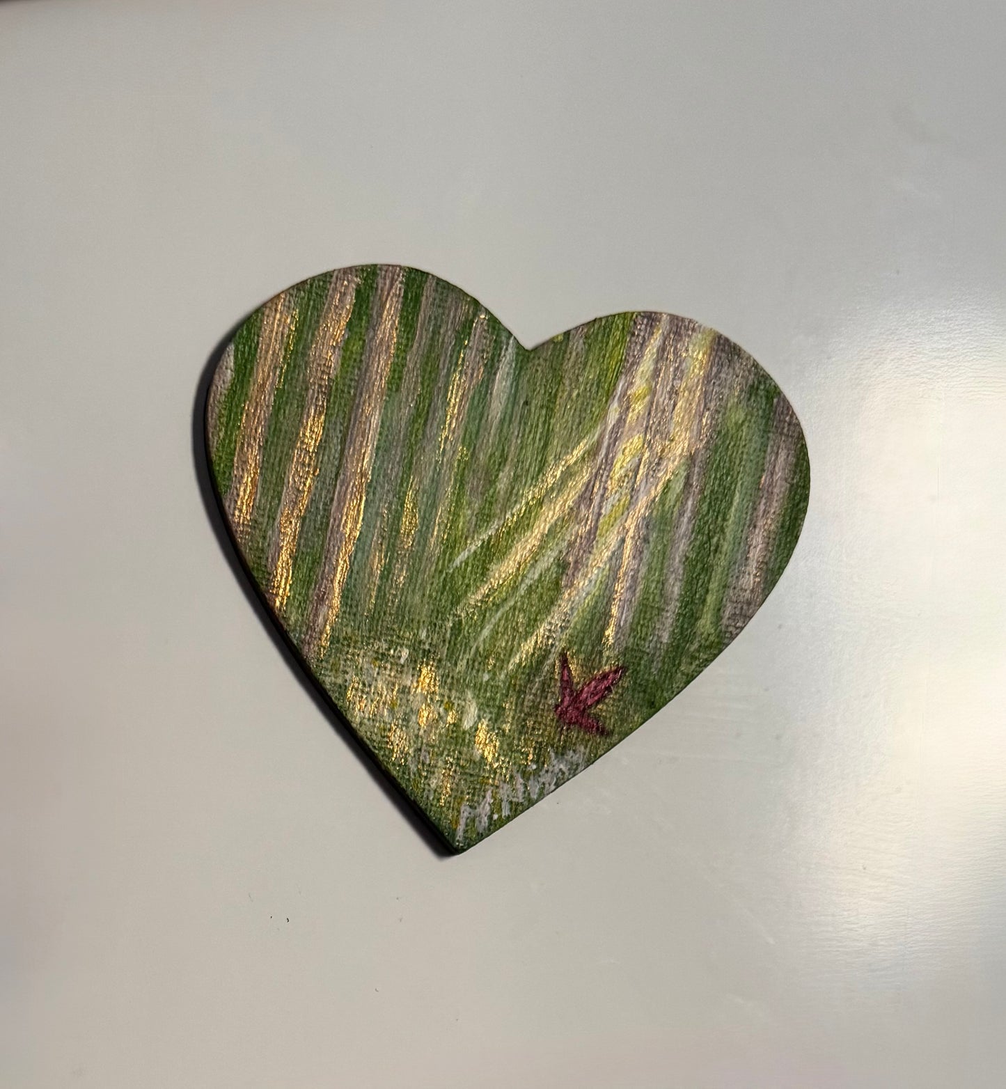 Original hand painted Canvas Magnets
