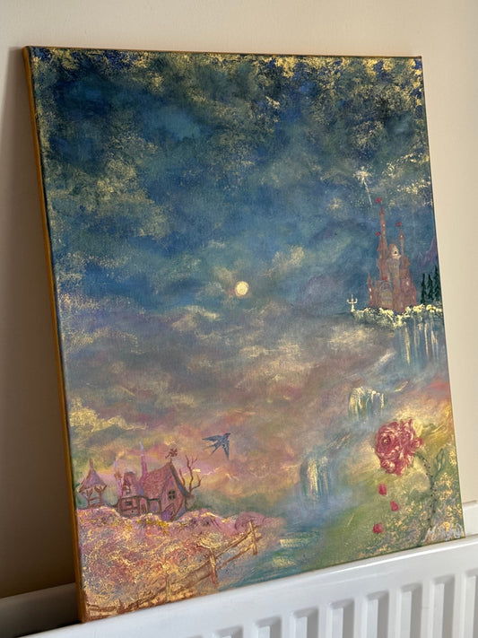 ‘Tale as Old as Time’ - Original Acrylic painting - 20x24 Inch