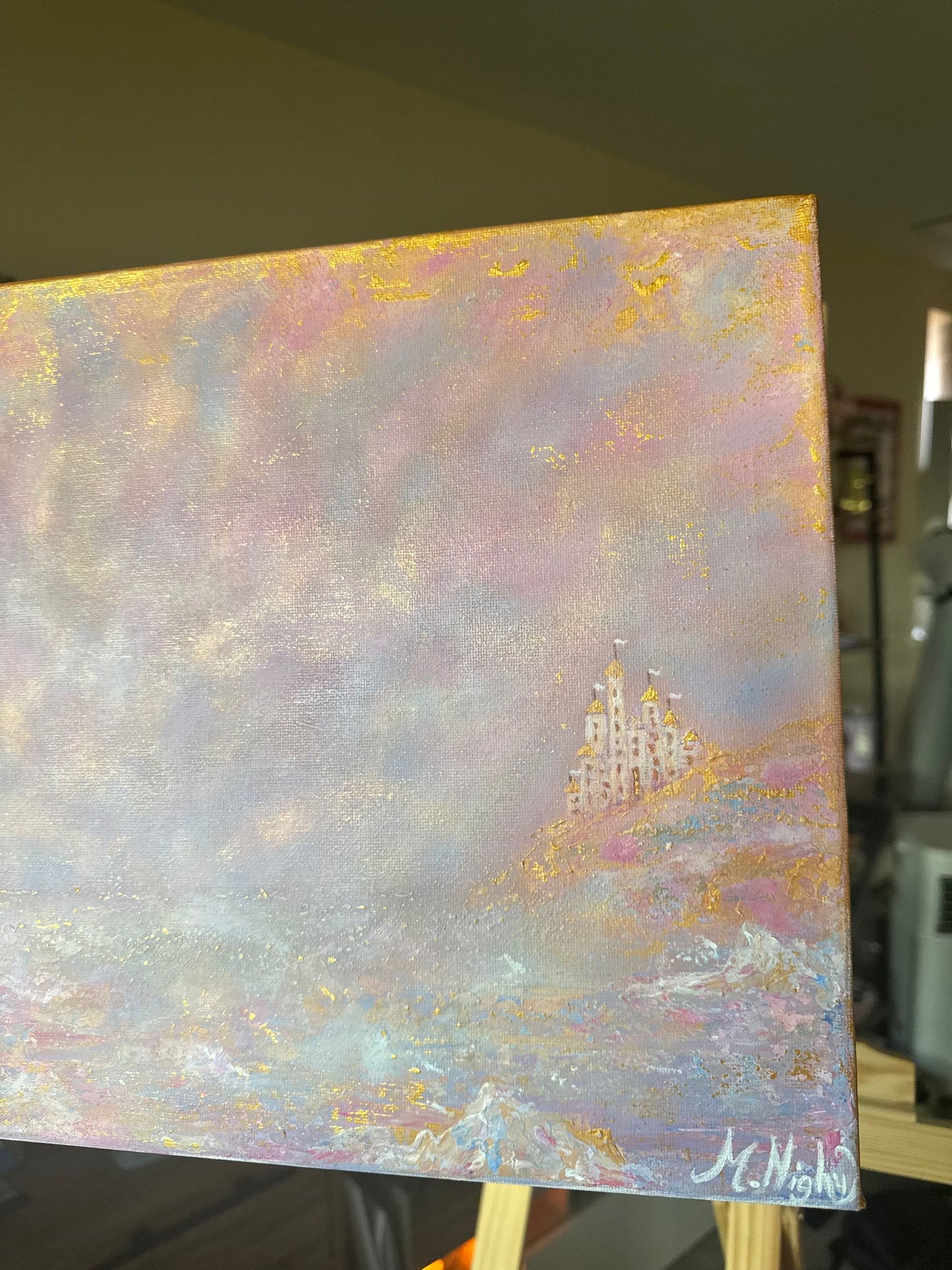 'Beyond The Royal Seas' - 14x18 inch Original Acrylic Painting