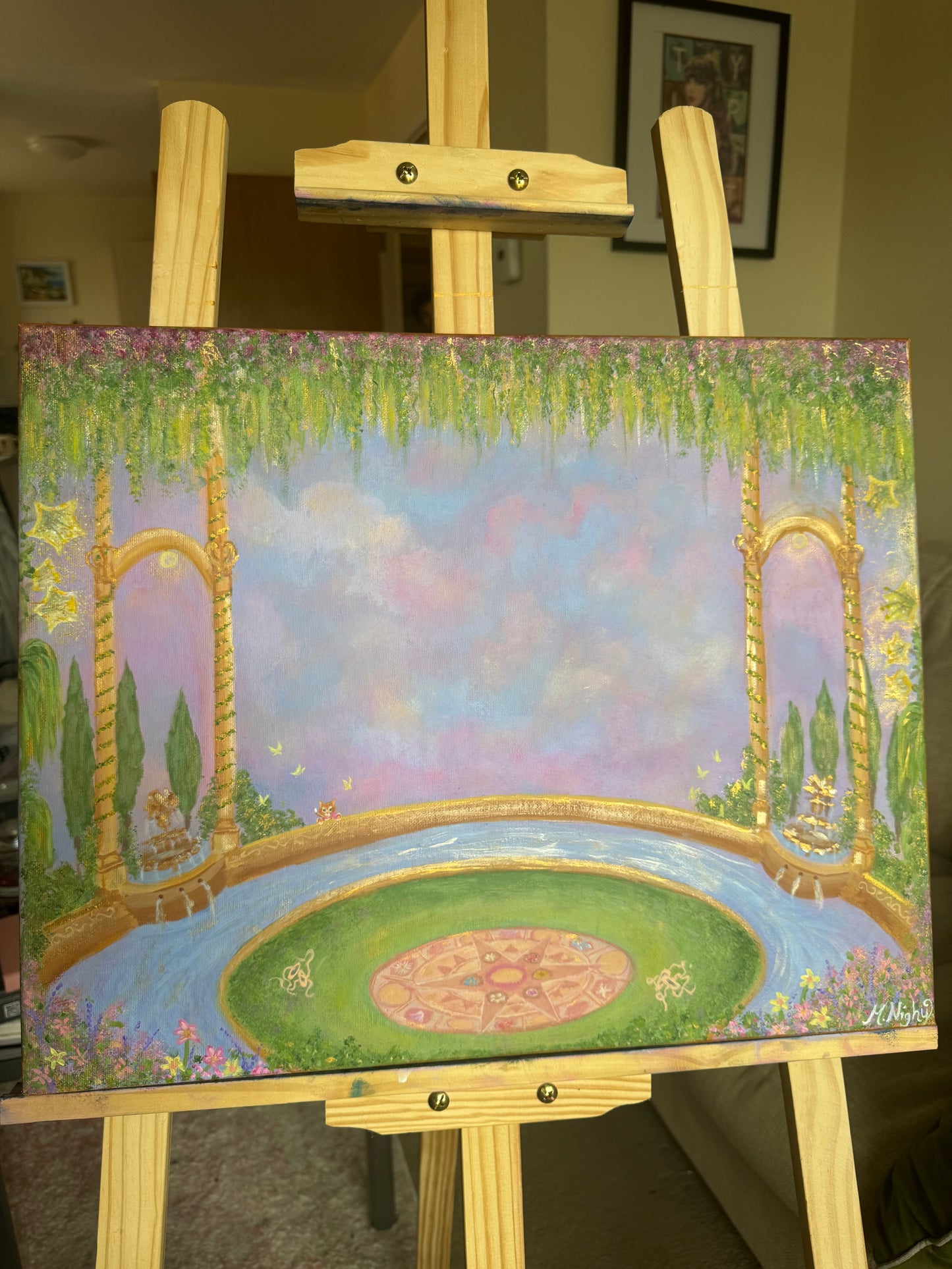 ‘One More Dance’ Barbie 12 Dancing Princesses original painting - 16x20 inch