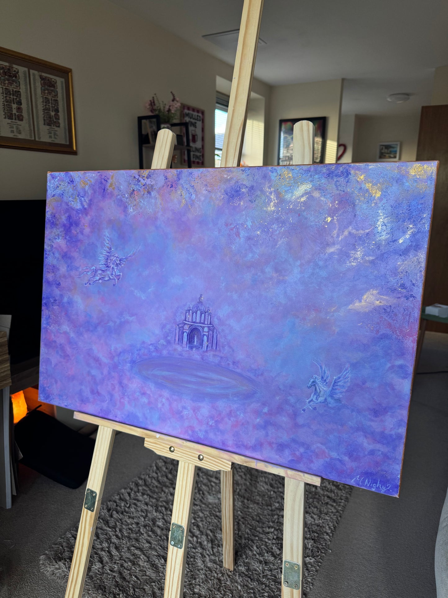 'Pegasus Pavilion' - 20x30 Inch - Original Acrylic Painting
