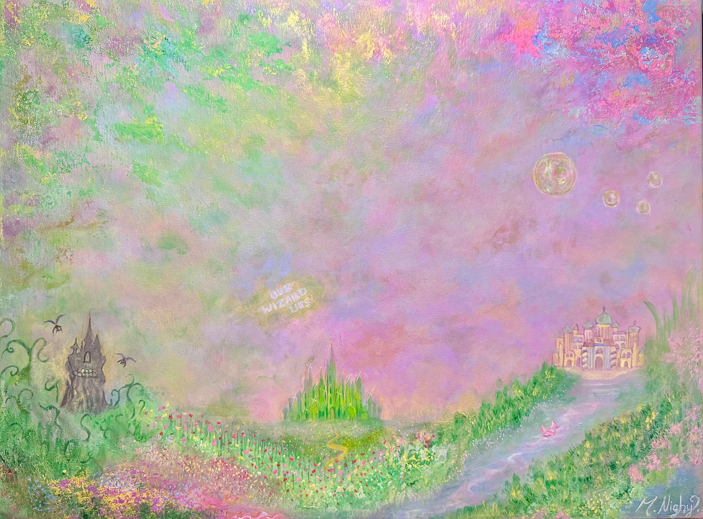 `Our Wizard Lies` PRINT 12x16 Inch by Molly Nighy