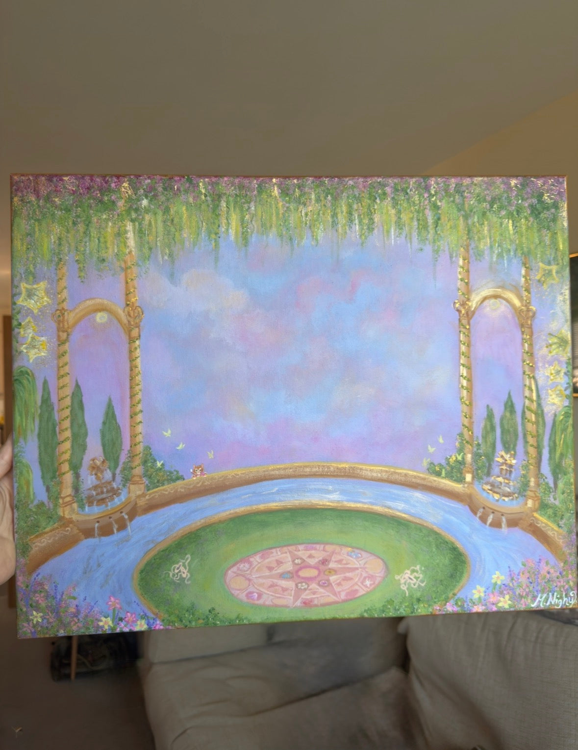 ‘One More Dance’ Barbie 12 Dancing Princesses original painting - 16x20 inch