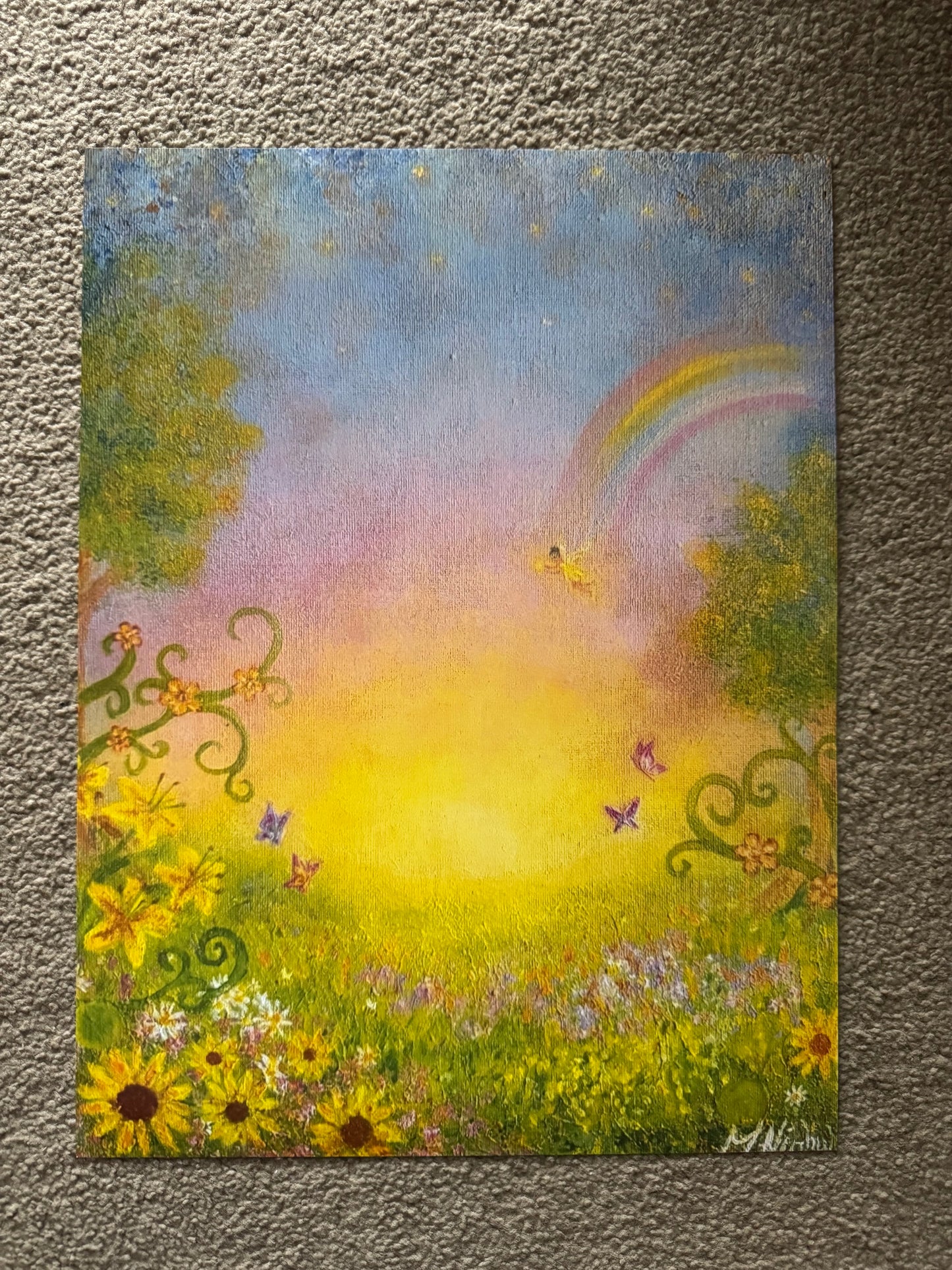 ‘Fields of Light’ 12 x 16 inch PRINT by Molly Nighy