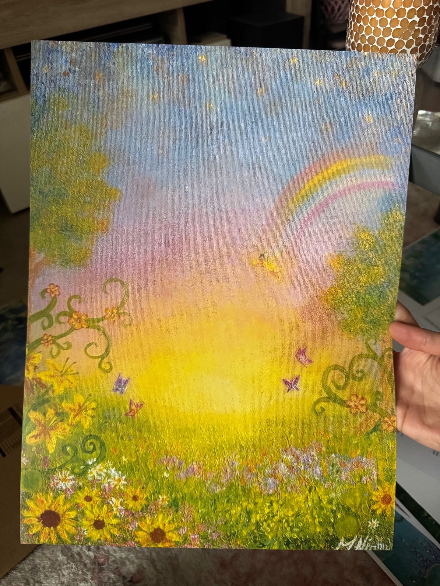 ‘Fields of Light’ 12 x 16 inch PRINT by Molly Nighy
