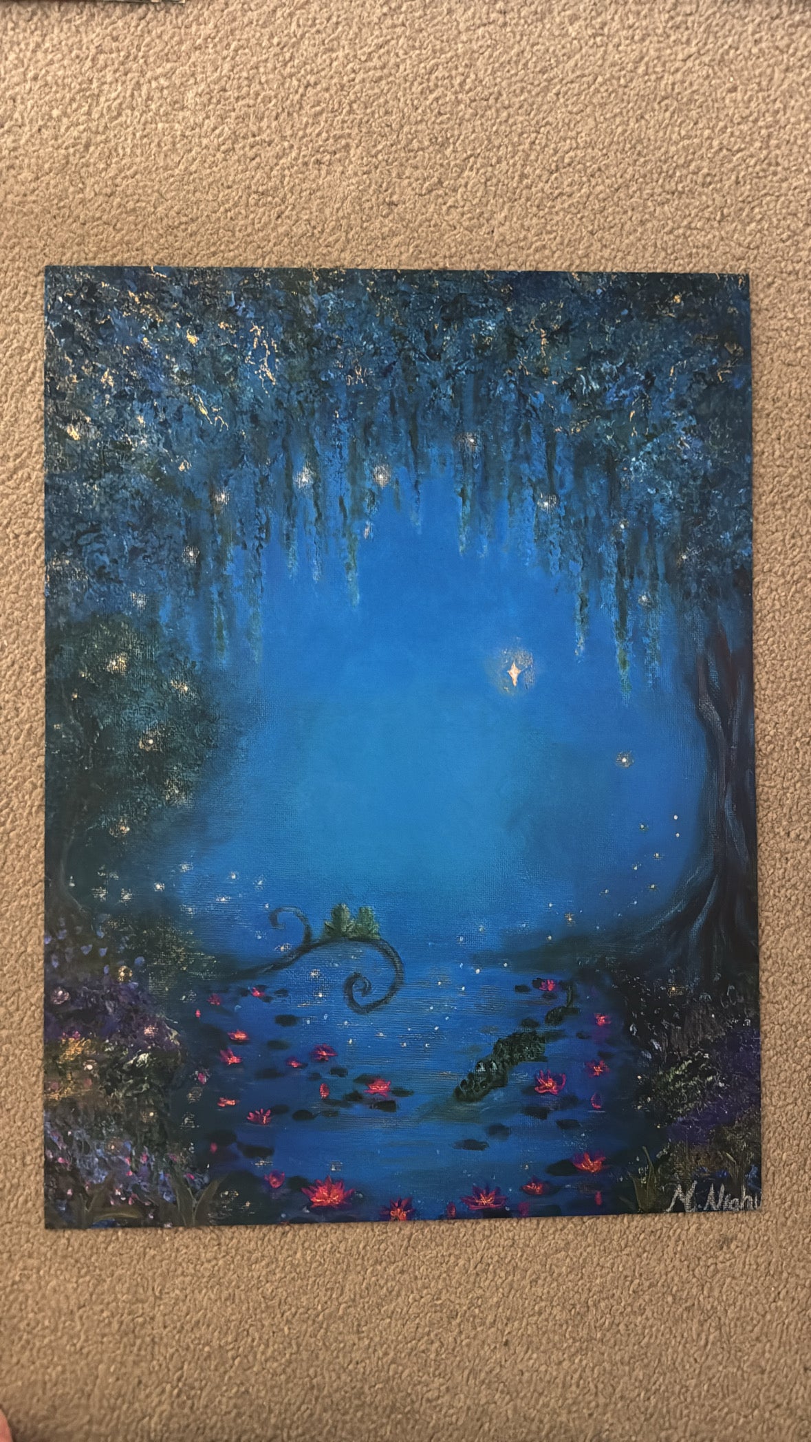 'Ma Belle, Evangeline' - PRINT 16x12 inch - by Molly Nighy