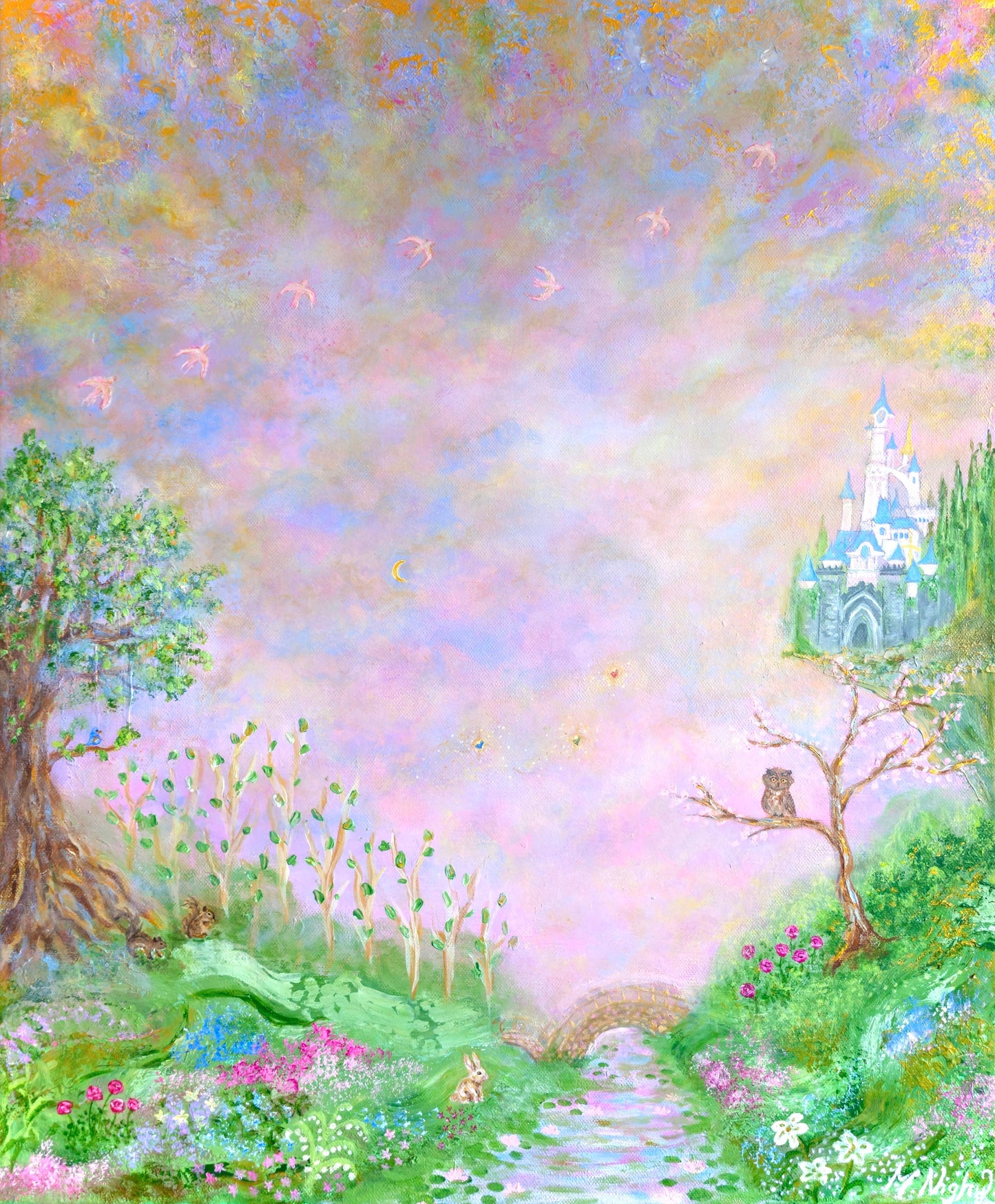 'Once Upon a Dream' - PRINT 16X12 Inch - by Molly Nighy