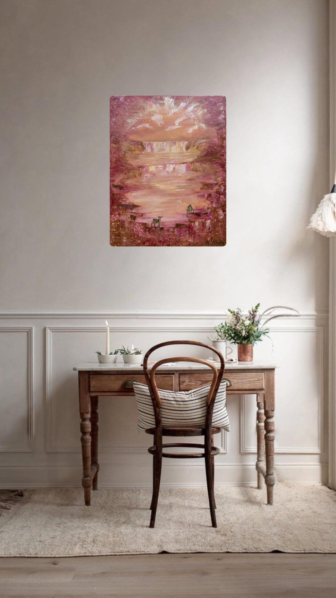 The Goddess of Hunt PRINT of Original Acrylic Paintint by Molly Nighy