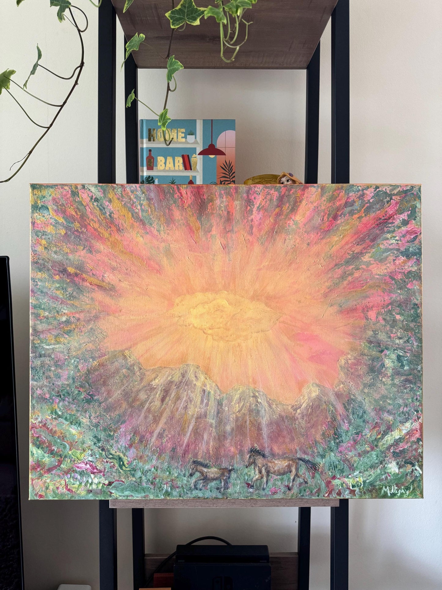 Spirit of the Horizon - Original Acrylic painting by Molly Nighy