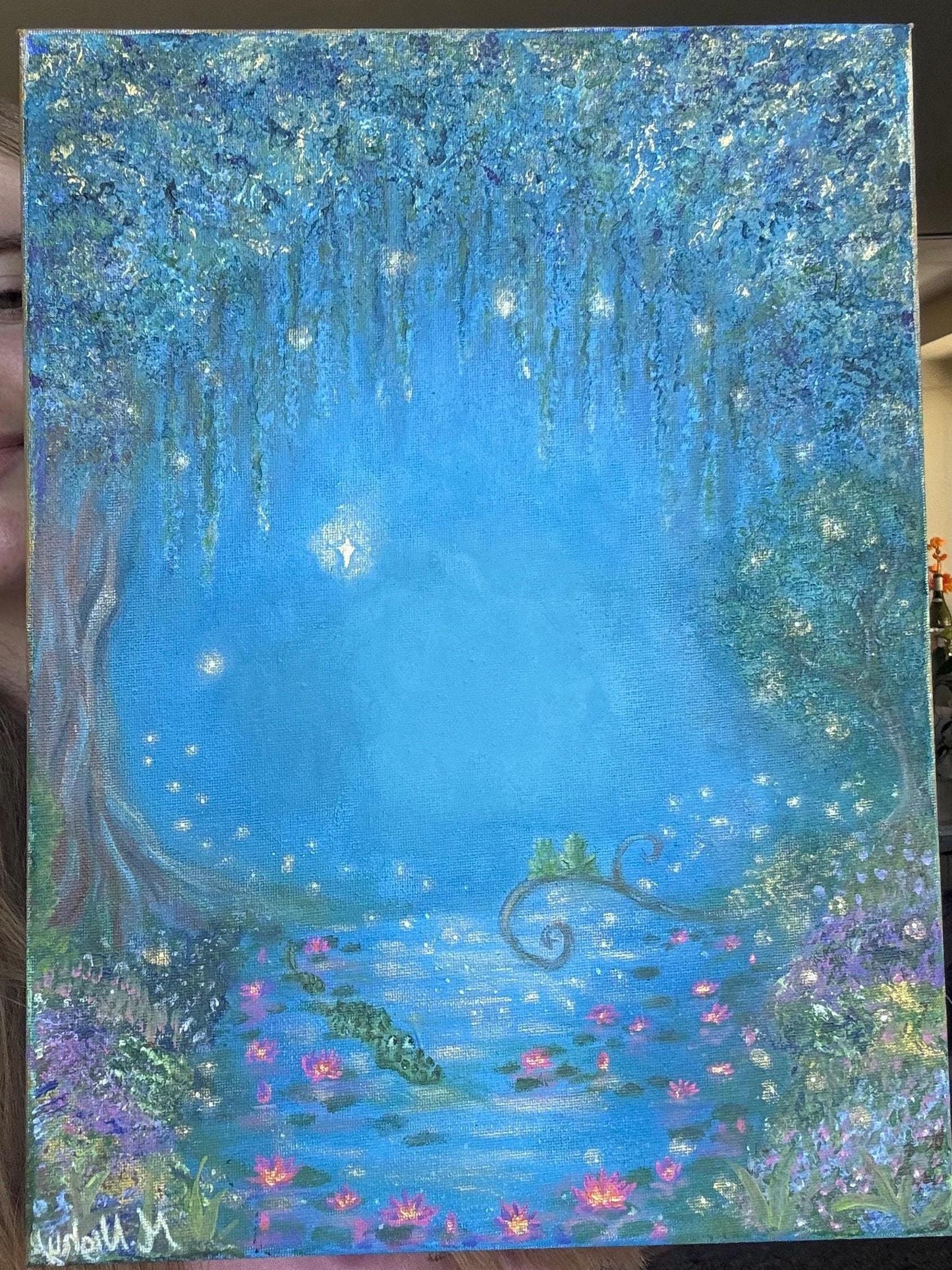 Ma Belle Evangeline - Original Acrylic Painting by Molly Nighy