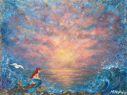 Part Of That World - Original Acrylic painting by Molly Nighy