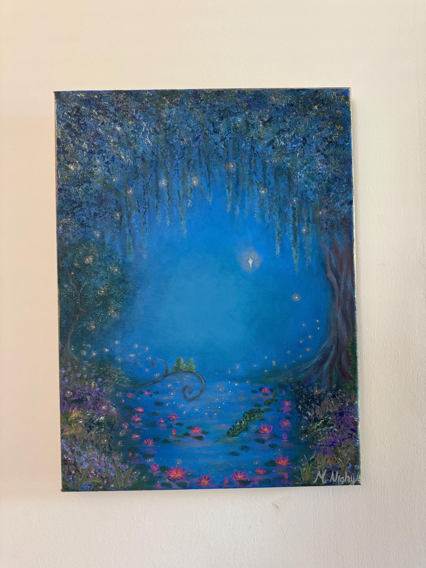 Ma Belle Evangeline - PRINT 16x12 inch - of painting by Molly Nighy