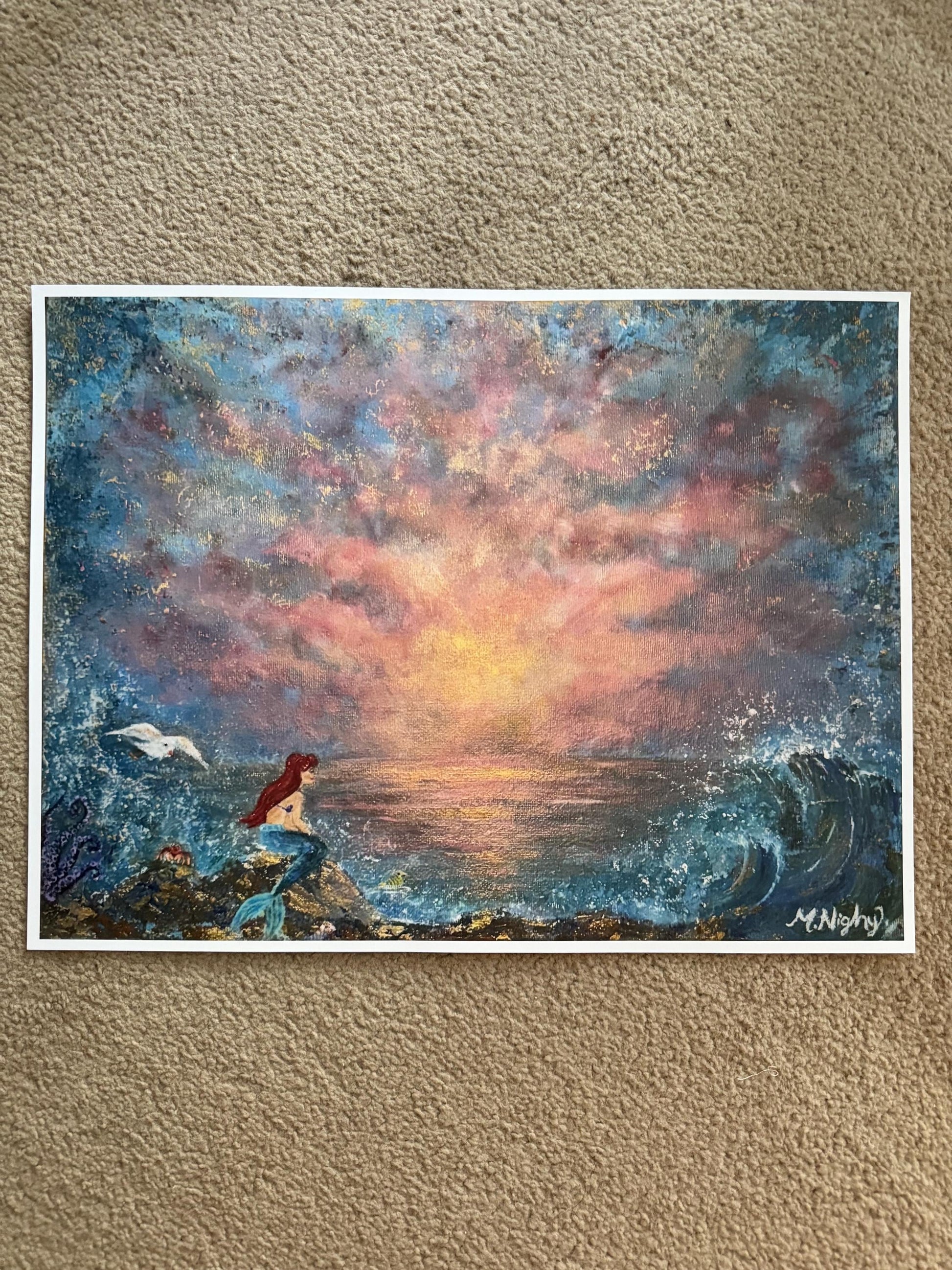 Part Of That World - PRINT of original painting by Molly Nighy